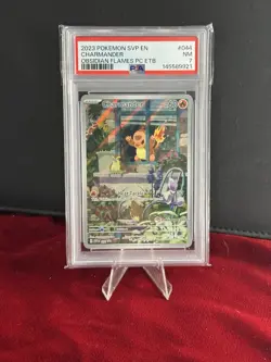 2023 OBF Pokemon Center ETB Promo Charmander #044 PSA 7 - Image 1