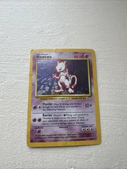 Mewtwo 10/102 Pokemon TCG 1999 Base Set Holo Unlimited Rare - Image 2
