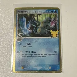 Mimikyu Delta Species SWSH136 | Pokemon Celebrations Black Star Promo - Image 1