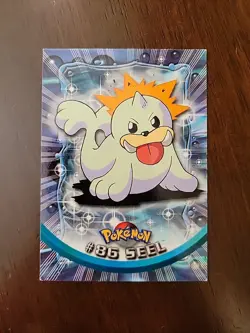 LP! 2000 Topps Pokemon #86 Seel TV Animation Series 2 Blue Logo - Image 1