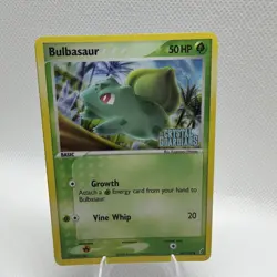 Pokemon TCG Bulbasaur 40/100 Crystal Guardians Reverse Holo Stamped LP - Image 1