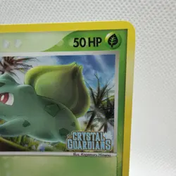 Pokemon TCG Bulbasaur 40/100 Crystal Guardians Reverse Holo Stamped LP - Image 3