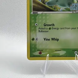 Pokemon TCG Bulbasaur 40/100 Crystal Guardians Reverse Holo Stamped LP - Image 4