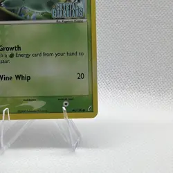 Pokemon TCG Bulbasaur 40/100 Crystal Guardians Reverse Holo Stamped LP - Image 5