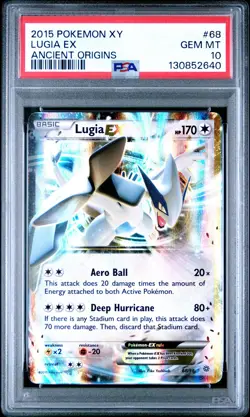 2015 POKEMON ANCIENT ORIGINS LUGIA EX #68 PSA 10 GEM MINT #130852640 - Image 1