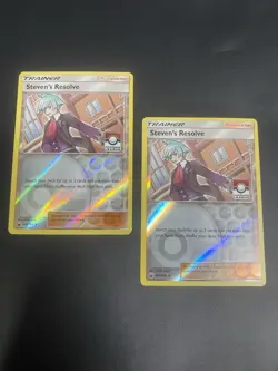 2 Steven's Resolve Promo Pokemon League 145/168 Reverse Holo League Championship - Image 1