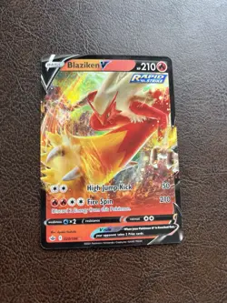 Pokemon Blaziken V Rapid Strike V 2021 English - Image 2