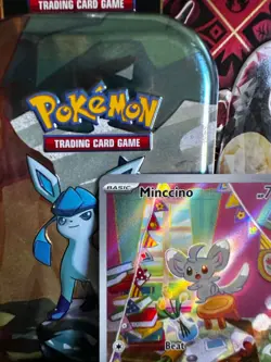 Pokemon TCG Minccino 182/162 SV Temporal Forces Mint IRS - Image 2