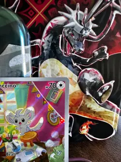 Pokemon TCG Minccino 182/162 SV Temporal Forces Mint IRS - Image 3