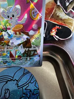 Pokemon TCG Minccino 182/162 SV Temporal Forces Mint IRS - Image 4