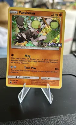 2017 SUN & MOON PROMO PASSIMIAN SM12 HOLO STAMPED (PRERELEASE) - Image 1