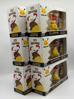 Lot of (6) Pokemon TCG Celebrations Premium Figure Collection Pikachu VMAX - Image 3