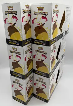 Lot of (6) Pokemon TCG Celebrations Premium Figure Collection Pikachu VMAX - Image 4