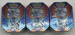 Lot of (3) Pokemon TCG Evolution Celebration Tin Glaceon GX Sealed - Image 1