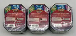 Lot of (3) Pokemon TCG Evolution Celebration Tin Glaceon GX Sealed - Image 2