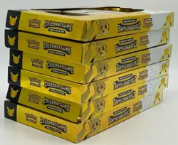 Lot of (6) Pokemon TCG Celebrations Collection Pikachu V-UNION Sealed - Image 4