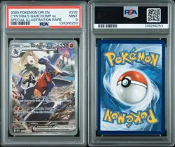 2025 POKEMON DRI EN-DESTINED RIVALS #232 CYNTHIA'S GARCHOMP EX PSA 9 - Image 3