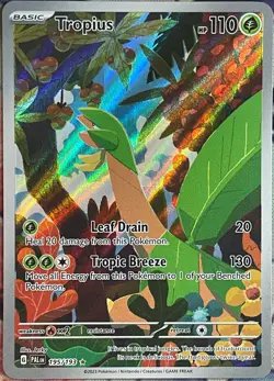 Tropius Illustration Rare Holo - 195/193 - Paldea Evolved Pokemon 2023 - Image 1