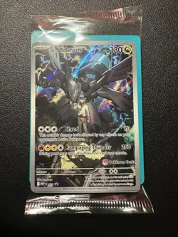 N's Zekrom 031 Ascended Heroes ETB Promo POKEMON CENTER STAMP - SEALED IN HAND - Image 2