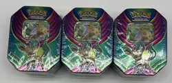 Lot of (3) Pokemon TCG Evolution Celebration Tin Leafeon GX Sealed - Image 1