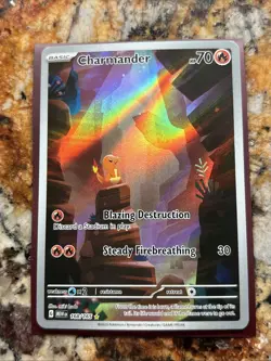 Pokemon TCG Charmander 168/165 Scarlet Violet 151 IR *Read Disc.* LP * - Image 1