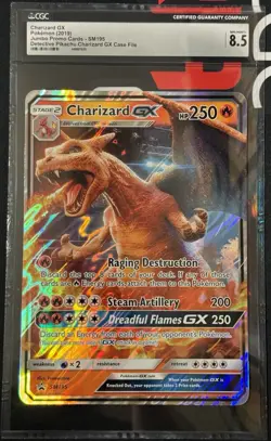 Pokemon JUMBO Charizard GX SM195 Detective Pikachu Promo - CGC 8.5 - Image 1