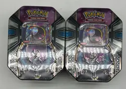 Lot of (2) Pokemon TCG Legends of Alola Tin Lunala GX Sealed - Image 1