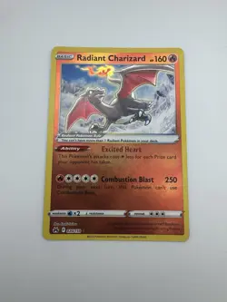 Pokemon TCG Radiant Charizard Crown Zenith 020/159 Holo Radiant Rare B - Image 1