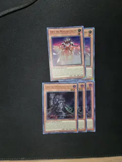 Yugioh Eidos the Underworld Squire x3 & Edea the Heavenly Squire x2 BROL-EN077 - Image 1