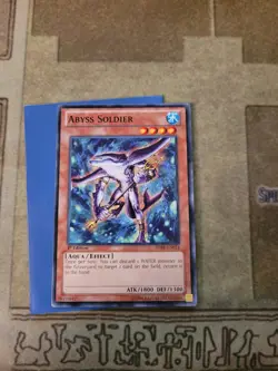 YUGIOH ABYSS SOLDIER SDRE-EN014 COMMON 1ST ED NM - Image 2