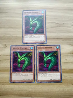 Yu-Gi-Oh! - Sinister Serpent 3X - Complete Playset - Image 2