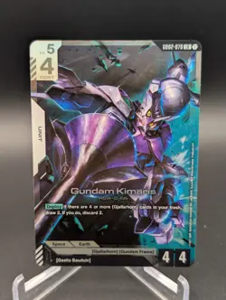 Gundam Kimaris GD02-070 LR Foil Gundam Card Game Dual Impact NM - Image 1