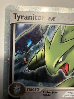 Pokemon TCG Tyranitar EX 17/17 Pop Series 1 Ultra Rare Holo Card #17/17 - Image 3