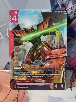 Gundam Card Game - Dual Impact - Gundam Virsago LR GD02-037 - Near Mint Foil - Image 1