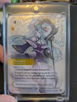 Eng NM Soraka Wanderer Overnumbered Foil Riftbound SFD Card 239/221 - Image 3