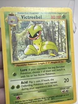 CREASED Victreebel 30/64 Regular/Non-Holo Jungle AUTHENTIC Pokemon Card - Image 5
