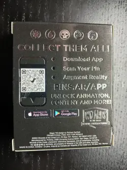 Pinfinity Magic The Gathering Card AR-ENHANCED COLLECTIBLE Pin 2024 New - Image 2