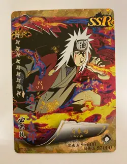 Jiraiya Fire Style SSR Prism Foil - Naruto CCG Trading Card - HY10066 - Image 1