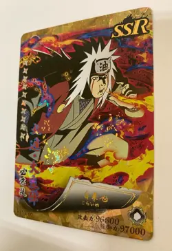 Jiraiya Fire Style SSR Prism Foil - Naruto CCG Trading Card - HY10066 - Image 3