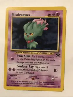 Pokemon MISDREAVUS Black Star Promo Card # 39 RARE - Image 1