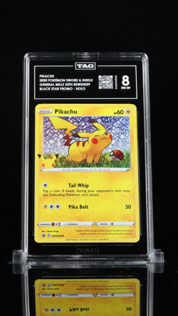 TAG 8 Pikachu SWSH039 General Mills Promo Holo Pokemon Card TCG PSA - Image 1