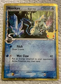 Mimikyu (Delta Species) SWSH136 SWSH: Sword & Shield Promo Cards Holo 25th - Image 1