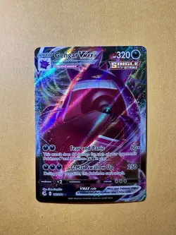 Pokemon TCG Gengar VMAX 157/264 Fusion Strike Ultra Rare Full Art Holo Card Mint - Image 2