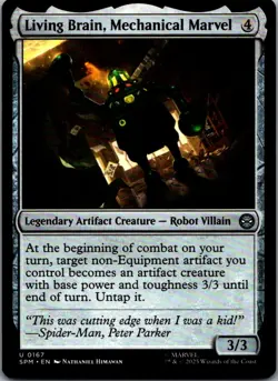 Marvel's Spider-Man #167 Living Brain, Mechanical Marvel - Image 1