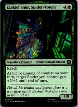 Marvel's Spider-Man #100 Ezekiel Sims, Spider-Totem - Image 1