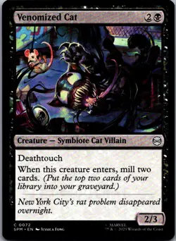 Marvel's Spider-Man #72 Venomized Cat - Image 1