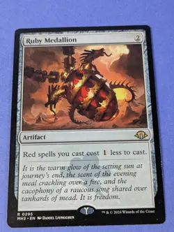 MTG Magic: Modern Horizons 3: Ruby Medallion #0295 Rare - LP - Image 1