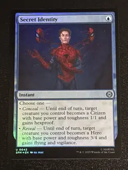 MTG Universes Beyond: Spider-man Secret Identity Foil 0043 NM - Image 1