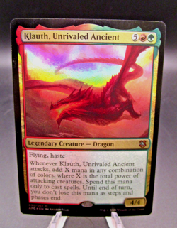 MTG 1x FOIL Klauth, Unrivaled Ancient # 50 Commander: - Image 1