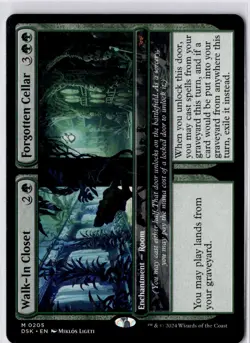 Walk-In Closet Forgotten Cellar Duskmourn: House of Horror Regular NM M 0205 - Image 1